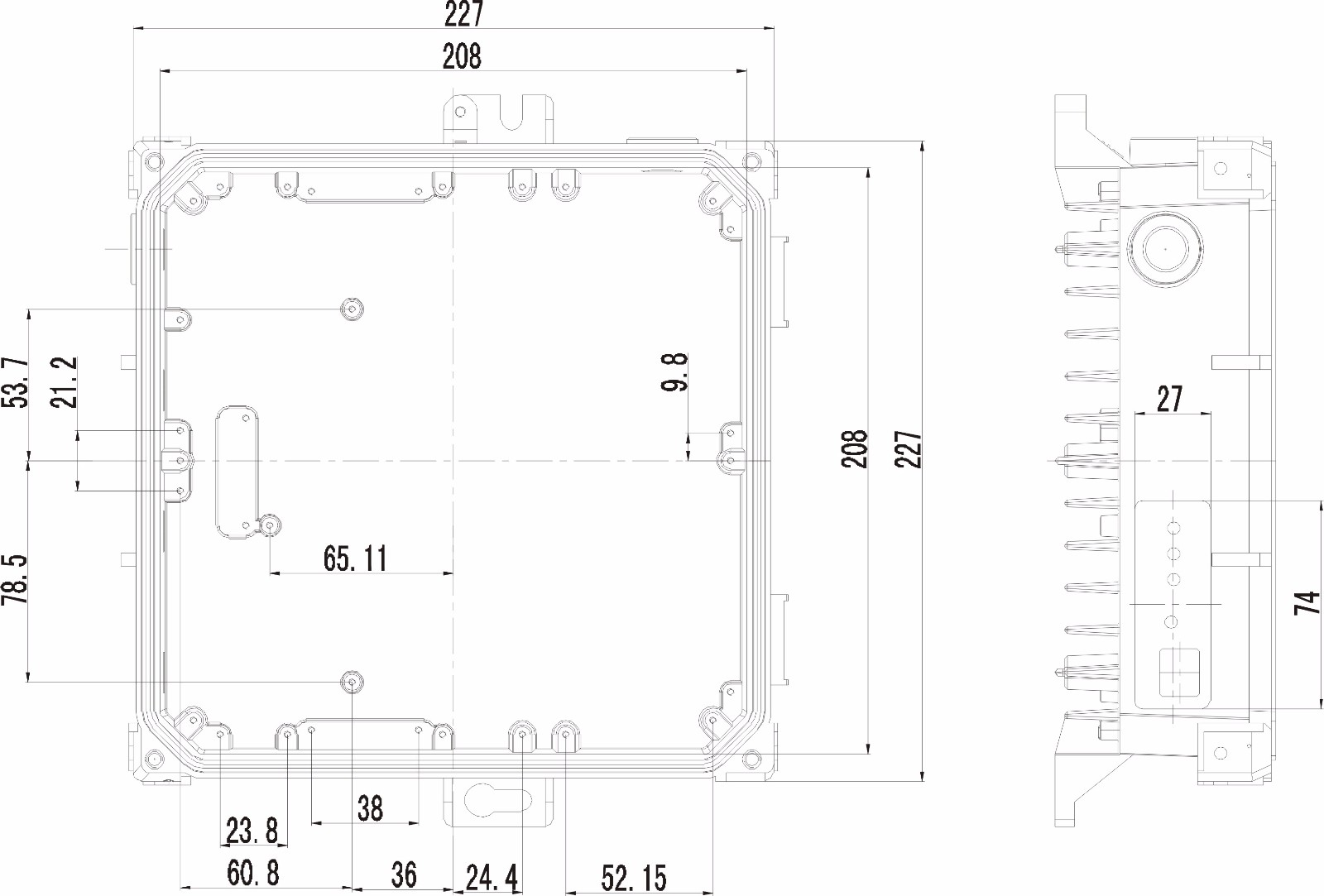 WS2019-B-CATV Amplifier Housing-CIXI CITY WEISHI EQUIPMENT Co., Ltd.